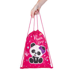 Мешок для обуви ПИФАГОР, 1 отделение, 42&times;34 см, &laquo;Panda time&raquo;, 271601