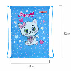 Мешок для обуви ПИФАГОР, 1 отделение, 42&times;34 см, &laquo;Yummy cupcake&raquo;, 271603