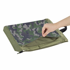 Мешок для обуви ЮНЛАНДИЯ, с ручками, боковой карман на молнии, 46&times;36 см, &laquo;Camo Mode&raquo;, 271613