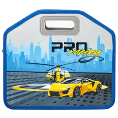 Папка-сумка ЮНЛАНДИЯ, 1 отделение, фетровые ручки, 34&times;30&times;11 см, &laquo;Proracing&raquo;, 271632