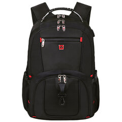 Рюкзак GERMANIUM UPGRADE Max, 3 отделения, отделение для ноутбука, USB-порт, UP-5, черный, 49&times;34&times;24 см, 271669