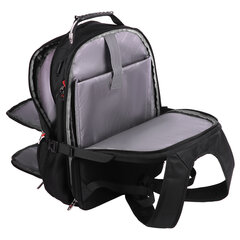 Рюкзак GERMANIUM UPGRADE Max, 3 отделения, отделение для ноутбука, USB-порт, UP-5, черный, 49&times;34&times;24 см, 271669