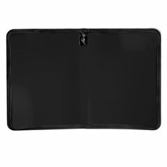 Папка для документов и тетрадей на молнии пластиковая BRAUBERG А4, 320&times;230 мм, черная, 271714