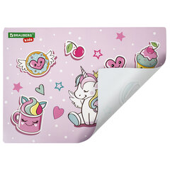 Настольное покрытие BRAUBERG KIDS, А3+, пластик, 46&times;33 см, &laquo;Unicorn dreams&raquo;, 271730