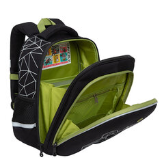 Ранец GRIZZLY анатомическая спинка, c бейджем, для мальчиков, &laquo;BEAR&raquo;, 36&times;28&times;20 см, RAz-287-9/<wbr/>1