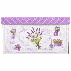 Короб для хранения из плотного микрогофрокартона 330&times;250&times;185 мм, КОМПЛЕКТ 4 шт., BRAUBERG HOME &laquo;Лаванда&raquo;, 271813