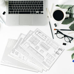 Папки-файлы перфорированные, А4, STAFF &laquo;ЭКОНОМ&raquo;, КОМПЛЕКТ 100 шт., гладкие, 30 мкм, 271825