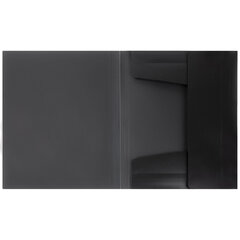 Папка на резинках ERICH KRAUSE, А4, черная, до 300 листов, 500 мкм