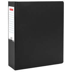 Изображение товара Папка на 2 кольцах BRAUBERG Office черная 75 мм для документов