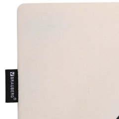 Сумка шоппер BRAUBERG PREMIUM, канвас, 40&times;35 см, на кнопке, карман, бежевый, &laquo;Yin-yang&raquo;, 271901