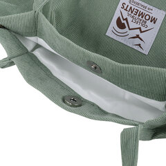 Сумка шоппер BRAUBERG MOMENTS, вельвет, 35&times;30 см, мятный, 271908