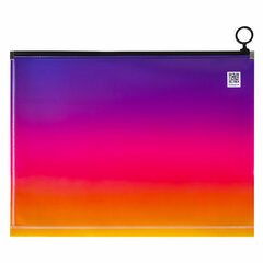 Папка-конверт расширяющаяся СУПЕР КОМПЛЕКТ 3 ШТ. на молнии BRAUBERG &laquo;Grade&raquo;, А4 градиент 0,18 мм, 271969