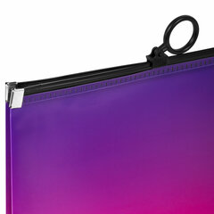 Папка-конверт расширяющаяся СУПЕР КОМПЛЕКТ 3 ШТ. на молнии BRAUBERG &laquo;Grade&raquo;, А4 градиент 0,18 мм, 271969