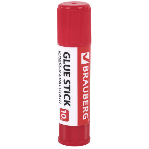 Набор: клей + ножницы BRAUBERG (клей-карандаш PVP 10г, клей PVA 45г, ножницы 13 см), блистер, 271979