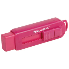 Ластик выдвижной BRAUBERG &laquo;Slider&raquo;, 88&times;26&times;21 мм, яркие цвета корпуса ассорти, 271985