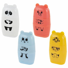 Точилка с ластиком 2 в 1 BRAUBERG KIDS &laquo;Зверушки&raquo;, 2 отверстия, дизайн ассорти, 271989