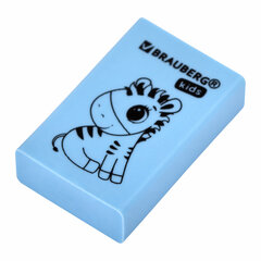 Ластик BRAUBERG KIDS &laquo;Школьный&raquo;, 26&times;17&times;7 мм, прямоугольный, пастельные цвета ассорти, 271991