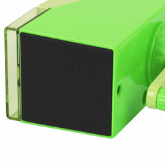 Точилка механическая ЮНЛАНДИЯ &laquo;Пастель&raquo;, для чернографитных и цветных карандашей, корпус зелёный, 272000