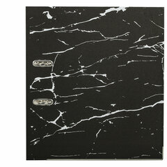 Папка-регистратор STAFF &laquo;Profit&raquo; с мраморным покрытием, 50 мм, с уголком, черная, СЪЕМНЫЙ МЕХАНИЗМ, 272008