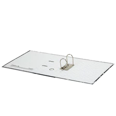 Папка-регистратор STAFF &laquo;Profit&raquo; с мраморным покрытием, 75 мм, с уголком, черная, СЪЕМНЫЙ МЕХАНИЗМ, 272009