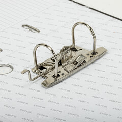 Папка-регистратор STAFF &laquo;Profit&raquo; с покрытием из ПВХ, 50 мм, с уголком, черная, СЪЕМНЫЙ МЕХАНИЗМ, 272011