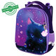 Ранец BRAUBERG PREMIUM, 2 отделения, с брелоком, "Anime cat", 38х29х16 см, 272017