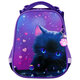 Ранец BRAUBERG PREMIUM, 2 отделения, с брелоком, "Anime cat", 38х29х16 см, 272017