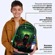 Ранец BRAUBERG FIT, 2 отделения, "Ночной воин", 38х27х14 см, 272023