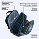 Ранец BRAUBERG FIT, 2 отделения, "Супермашина", 38х27х14 см, 272024