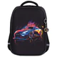 Ранец BRAUBERG LIGHT, 1 отделение, с брелоком, "Neon drift", 36х26х13 см, 272027