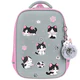 Ранец BRAUBERG LIGHT, 1 отделение, с брелоком, "Cat patches", плюшевые нашивки, 36х26х13 см, 272030