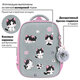 Ранец BRAUBERG LIGHT, 1 отделение, с брелоком, "Cat patches", плюшевые нашивки, 36х26х13 см, 272030