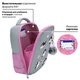 Ранец BRAUBERG LIGHT, 1 отделение, с брелоком, "Cat patches", плюшевые нашивки, 36х26х13 см, 272030