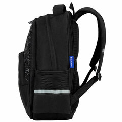 Рюкзак BRAUBERG SOFT, 2 отделения, 3 кармана, &laquo;Стильный шрифт&raquo;, СВЕТЯЩИЙСЯ, 40&times;31&times;15 см, 272034
