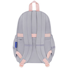 Рюкзак BRAUBERG PASTEL с термонашивками в комплекте, &laquo;Sweet paws&raquo;, серый, 40&times;29&times;14 см, 272064