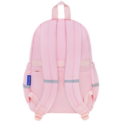 Рюкзак BRAUBERG PASTEL с термонашивками в комплекте, &laquo;Anime kitten&raquo;, персиковый, 40&times;29&times;14 см, 272065