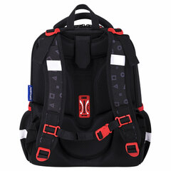 Ранец BRAUBERG LUMINOUS, 2 отделения, с брелоком, &laquo;Danger&raquo;, СВЕТЯЩИЙСЯ РИСУНОК, 38&times;29&times;16 см, 272069