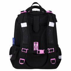 Ранец BRAUBERG LUMINOUS, 2 отделения, с брелоком, &laquo;Diamonds&raquo;, СВЕТЯЩИЙСЯ РИСУНОК, 38&times;29&times;16 см, 272070