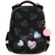 Ранец BRAUBERG LUMINOUS, 2 отделения, с брелоком, "Diamonds", СВЕТЯЩИЙСЯ РИСУНОК, 38х29х16 см, 272070