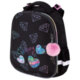 Ранец BRAUBERG LUMINOUS, 2 отделения, с брелоком, "Diamonds", СВЕТЯЩИЙСЯ РИСУНОК, 38х29х16 см, 272070
