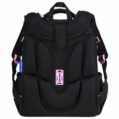 Ранец BRAUBERG LUMINOUS, 2 отделения, с брелоком, &laquo;Diamonds&raquo;, СВЕТЯЩИЙСЯ РИСУНОК, 38&times;29&times;16 см, 272070