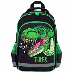 Рюкзак ПИФАГОР SCHOOL, 1 отделение, 3 кармана, &laquo;Dino roar&raquo;, 38&times;28&times;14 см, 272080