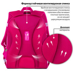Ранец BRAUBERG KIDS START, 1 отделение, 2 кармана, "Девочка-аниме", 35х26х13 см, 272094