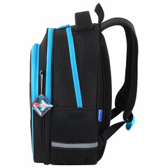Рюкзак BRAUBERG OPTIMA, 2 отделения, с брелоком, &laquo;Открытый космос&raquo;, 36&times;27&times;18 см, 272095