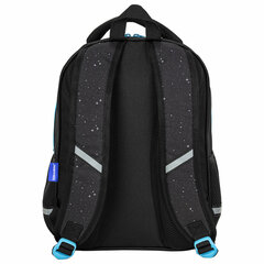 Рюкзак BRAUBERG OPTIMA, 2 отделения, с брелоком, &laquo;Открытый космос&raquo;, 36&times;27&times;18 см, 272095