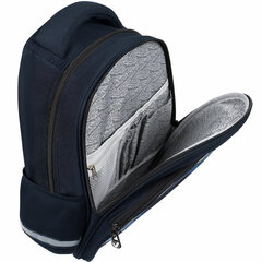 Рюкзак BRAUBERG OPTIMA, 2 отделения, с брелоком, &laquo;Ночной гонщик&raquo;, 36&times;27&times;18 см, 272096