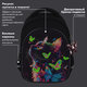 Рюкзак BRAUBERG OPTIMA, 2 отделения, с брелоком, "Butterfly catcher", СВЕТЯЩИЙСЯ, 36х27х18 см, 272097