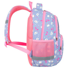 Рюкзак BRAUBERG KIDS SET, с пеналом в комплекте, 2 отделения, &laquo;Rainbow clouds&raquo;, 37&times;28&times;16 см, 272100