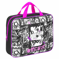 Папка на молнии с ручками А4, мешок для обуви 42&times;33 см, пенал 20&times;10 см, &laquo;Anime movie&raquo;, НАБОР BRAUBERG, 272101