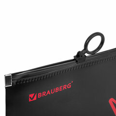 Папка для тетрадей BRAUBERG А4, 1 отделение, пластик, на zip-lock-молнии, &laquo;Danger&raquo;, 272105